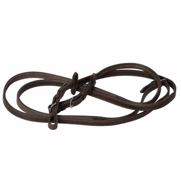Rênes Hunter chocolat GBS Sellier
