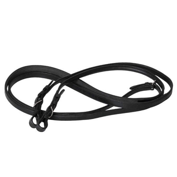 Rênes Hunter noir GBS Sellier – détail