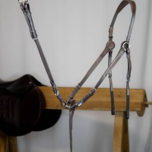 Collier de chasse GBS Sellier 3 points en cuir